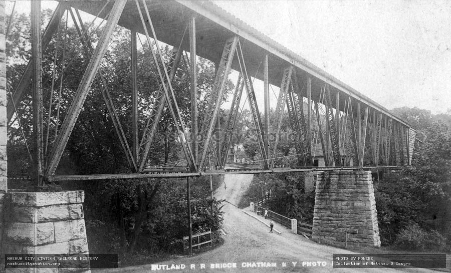Postcard: Rutland Railroad Bridge Chatham, New York